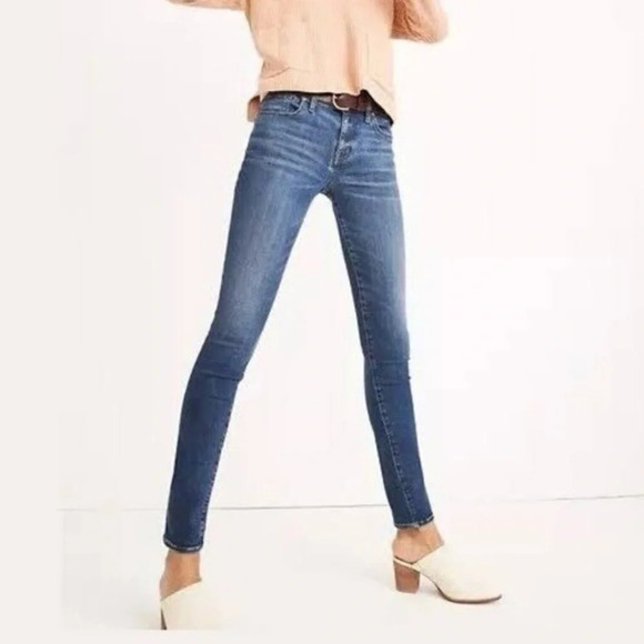 New Madewell 8" Skinny Jeans in Ames Wash - Picture 1 of 11